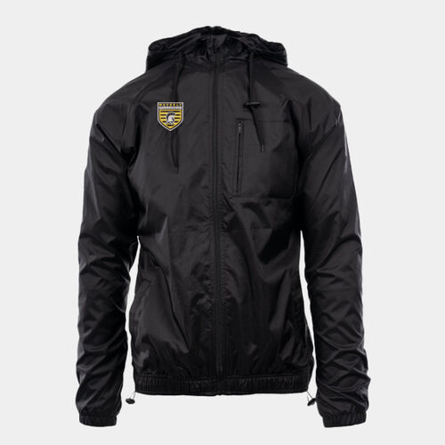  b9728  - Men's Nylon Hooded Coaches Jacket Thumbnail