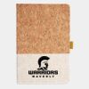 Cork And Heathered Fabric Hardcover Journal 5.5" X 8.25" Thumbnail