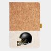 Cork And Heathered Fabric Hardcover Journal 5.5" X 8.25" Thumbnail