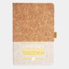 Cork And Heathered Fabric Hardcover Journal 5.5" X 8.25" Thumbnail